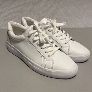 Keds White Low-Top Leather Sneakers